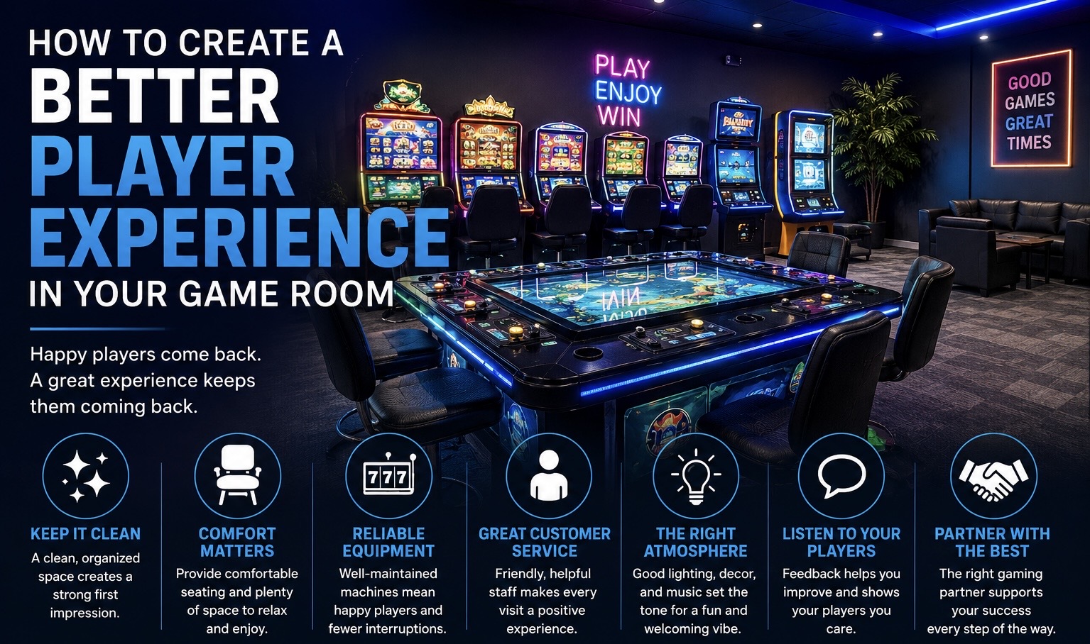 How to Create a Better Player Experience in Your Game Room: 10 Proven Strategies