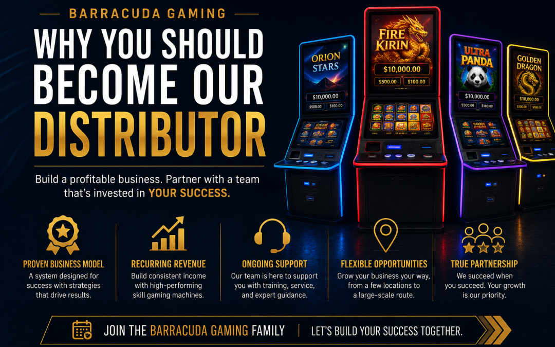 Become a Barracuda Gaming Distributor: Your Path to a Profitable Gaming Business