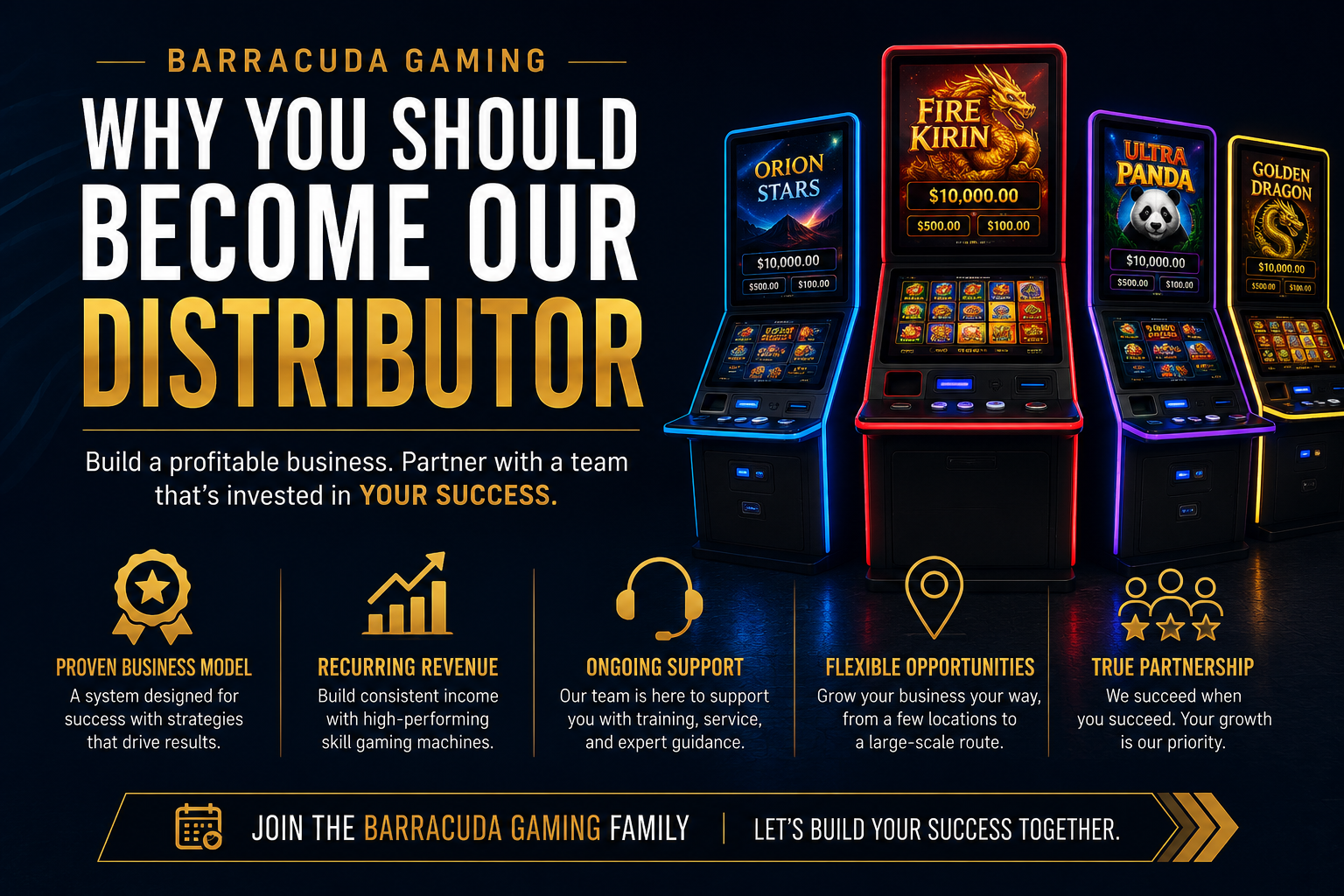 Become a Barracuda Gaming Distributor: Your Path to a Profitable Gaming Business