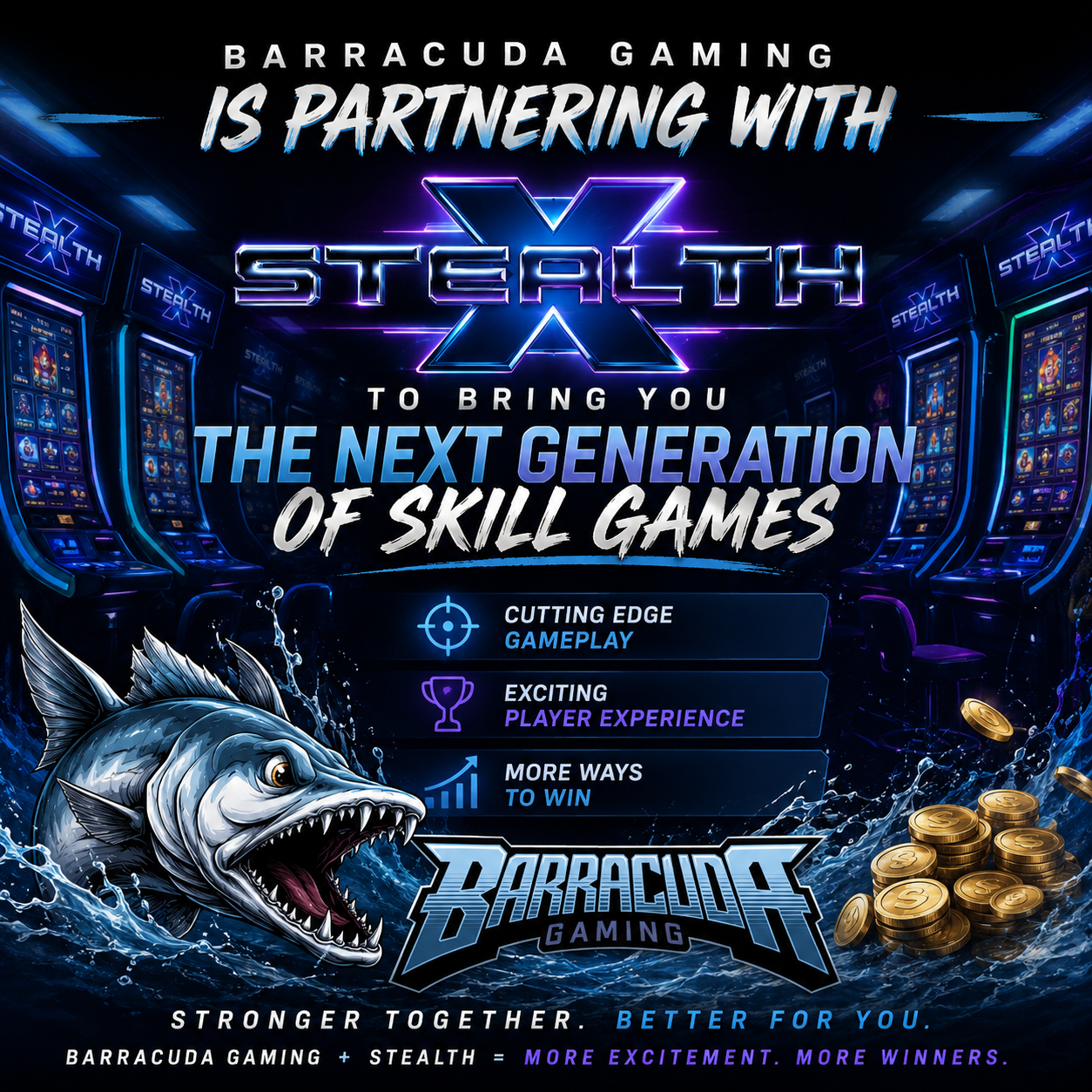Looking for More Revenue? Discover Barracuda Gaming’s New Stealth Partnership