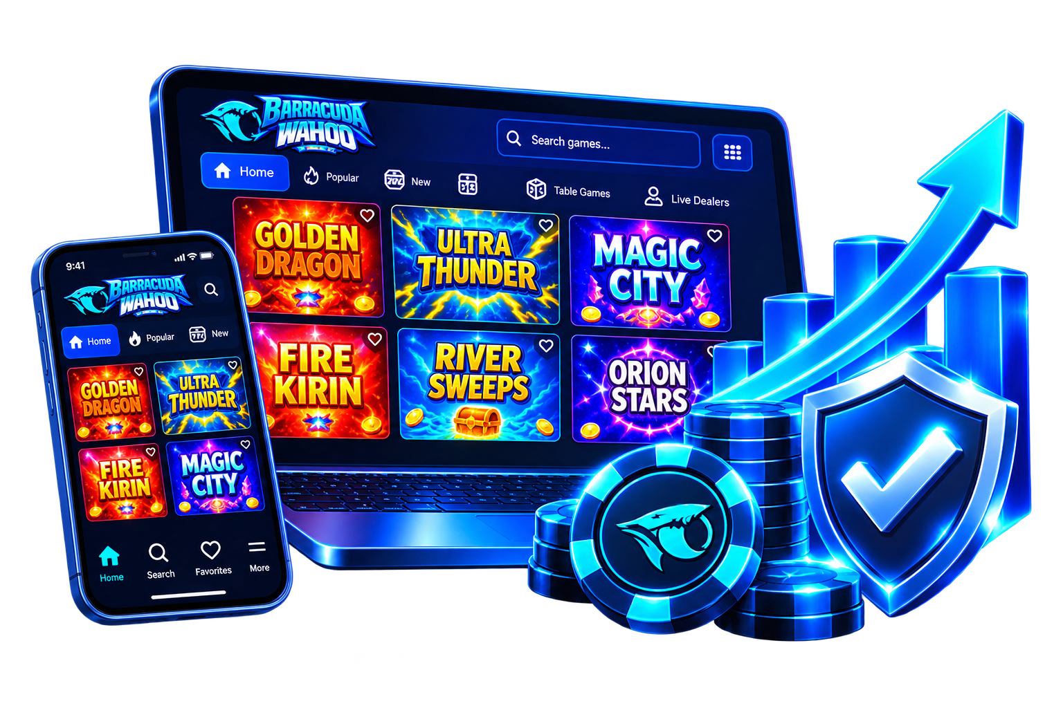 Barracuda online gaming platform
